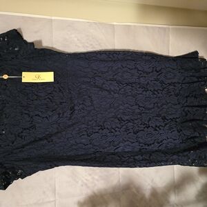 Grace Karin Navy Lace Dress